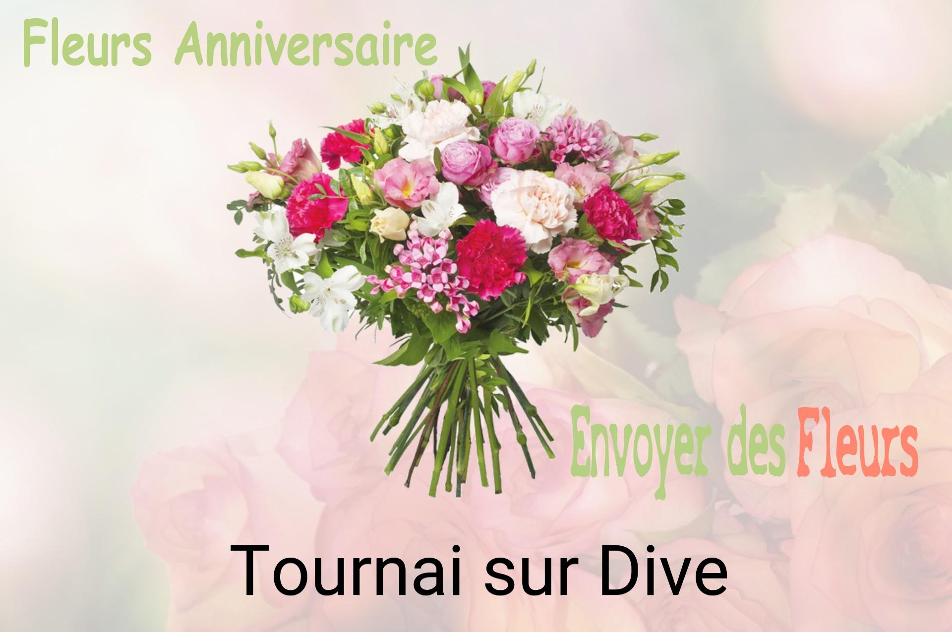 Bouquet de fleurs d’anniversaire livré à Tournai-sur-Dive